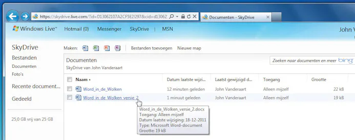 Windows SkyDrive: Altijd overal bij uw data-16258448