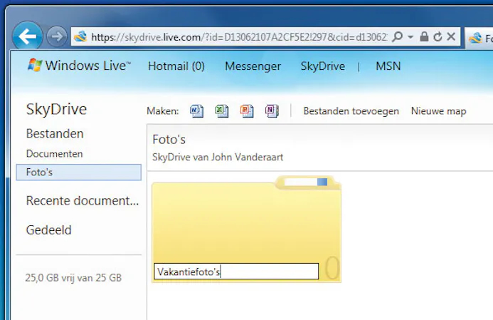 Windows SkyDrive: Altijd overal bij uw data-16258451