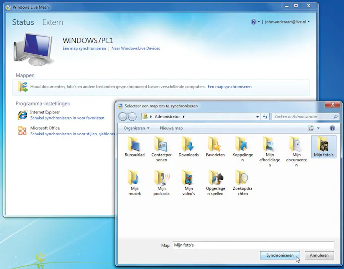 Windows SkyDrive: Altijd overal bij uw data-16258467