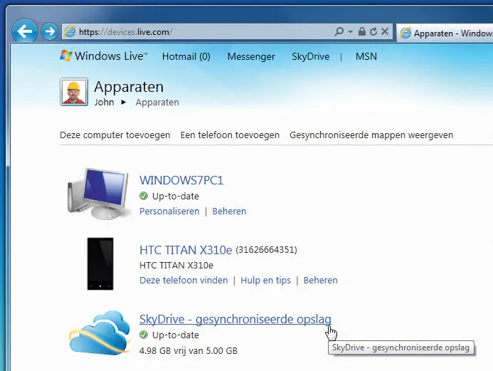 Windows SkyDrive: Altijd overal bij uw data-16258470