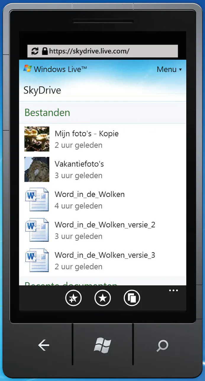 Windows SkyDrive: Altijd overal bij uw data-16258501