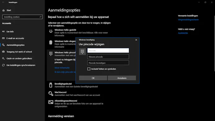 Wachtwoord Windows 10 aanpassen