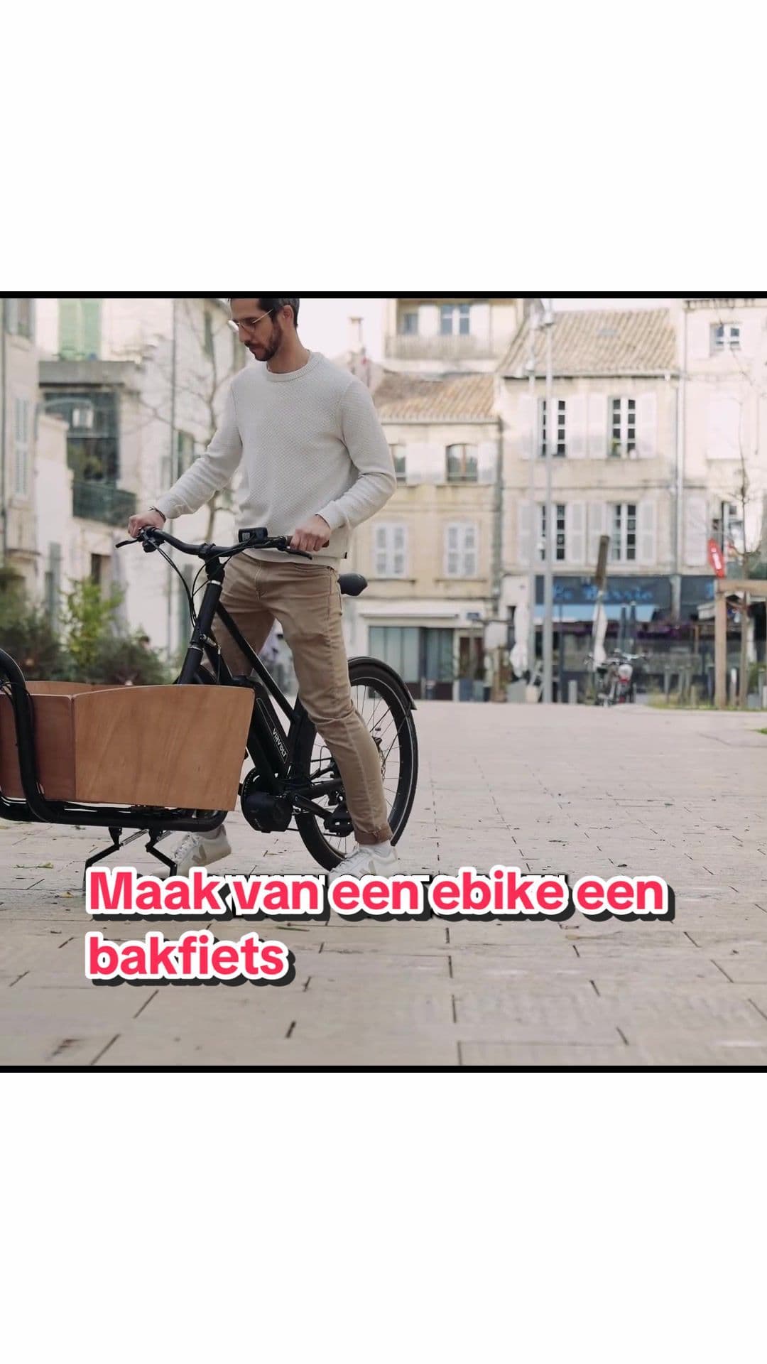 Van deze ebike van Gambade Cycles maak je binnen 30 seconden een bakfiets #tech #gadget