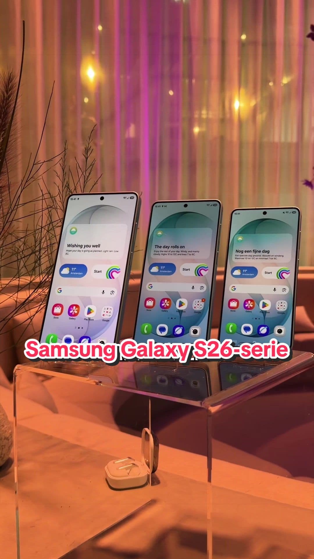 Dit zijn de Samsung Galaxy S26, S26+ en S26 Ultra #tech #gadget