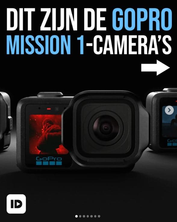 Dit zijn de GoPro Mission 1-camera’s