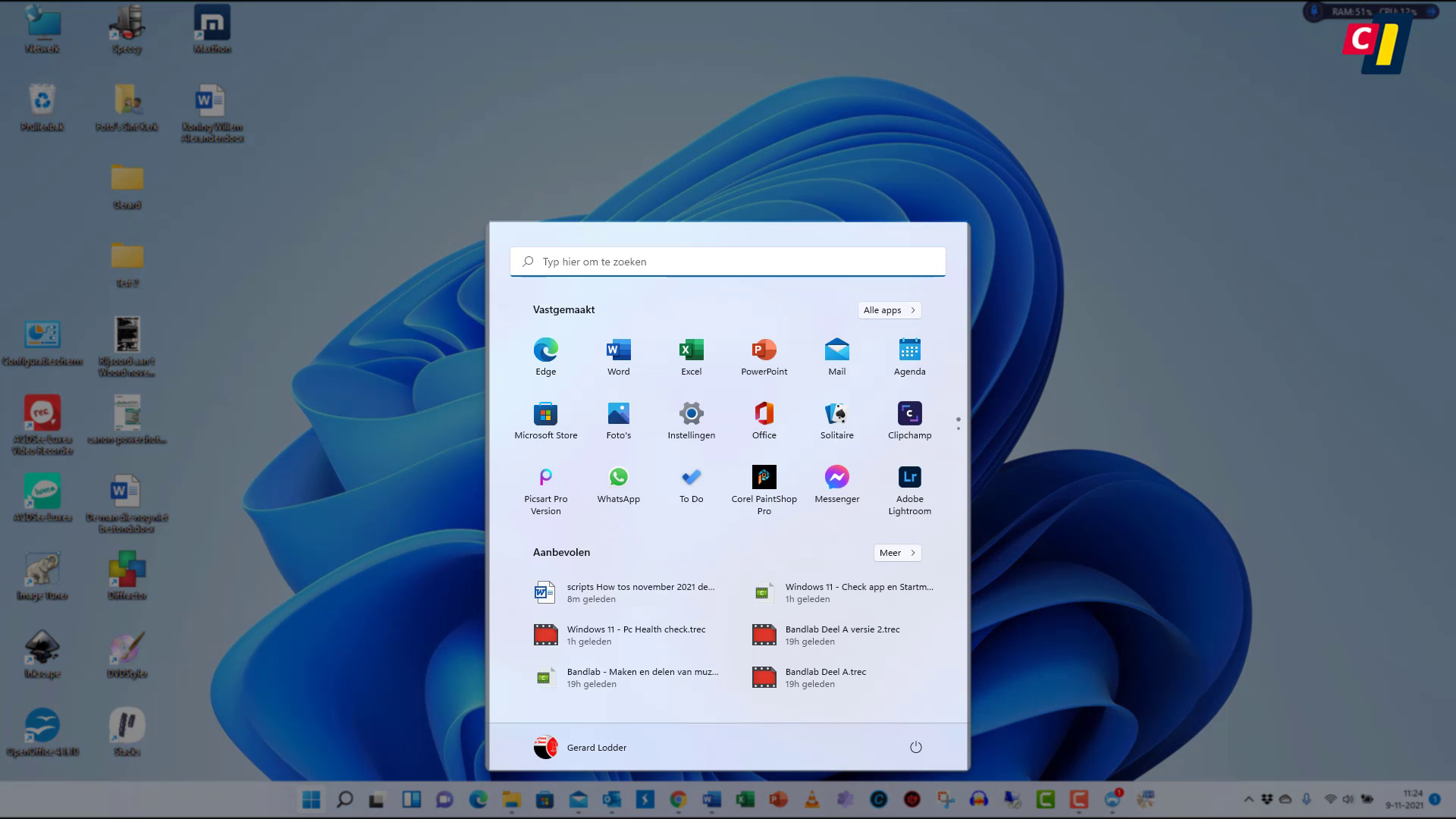 Windows 11: Startmenu