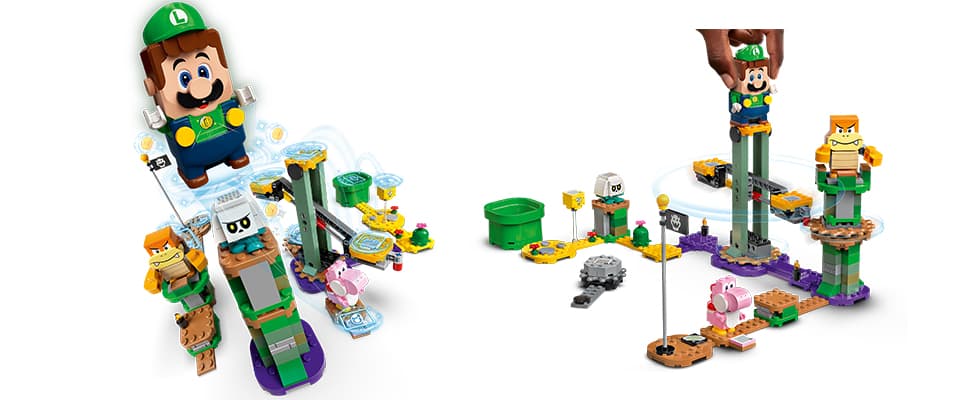Avonturen met Luigi-starterset: Bouw zelf levels van Lego