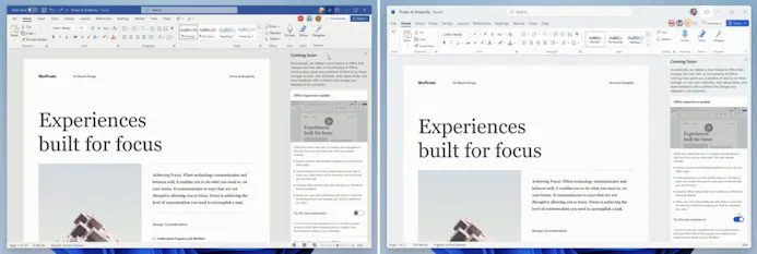 Microsoft toont opgefrist ontwerp voor Office-programma's-15083280