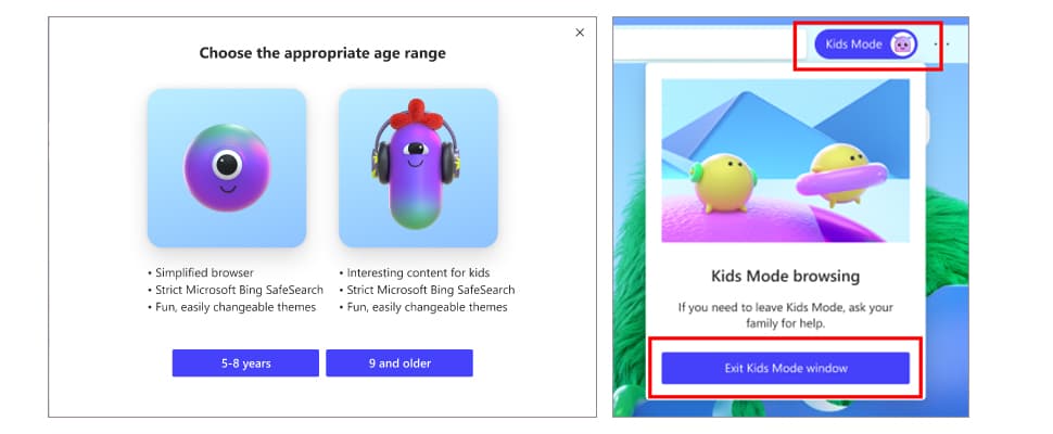 Nieuwe modus Edge-browser laat kinderen veilig internetten