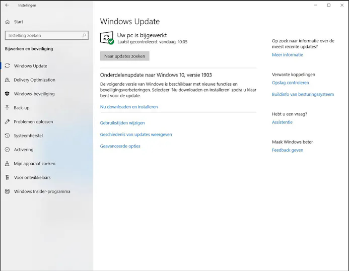 Windows 10 Mei 2019 Update is uit en handmatig te installeren-15748333