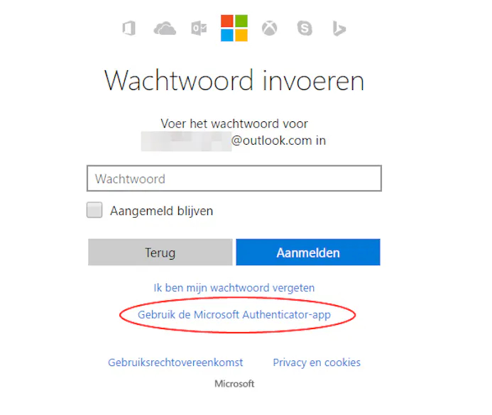 Aanmelden zonder wachtwoord met Microsoft Authenticator-app-15754016