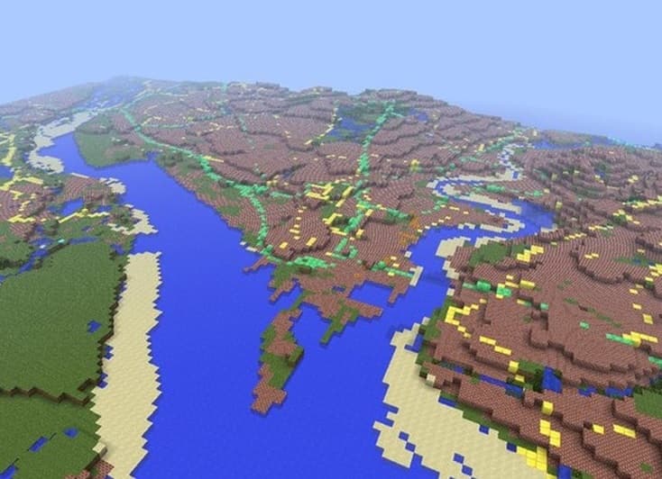 Groot-Brittannië volledig nagebouwd in videogame Minecraft