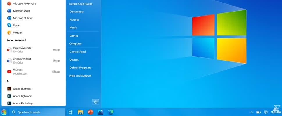 Grafisch ontwerper steekt Windows 7 in modern jasje