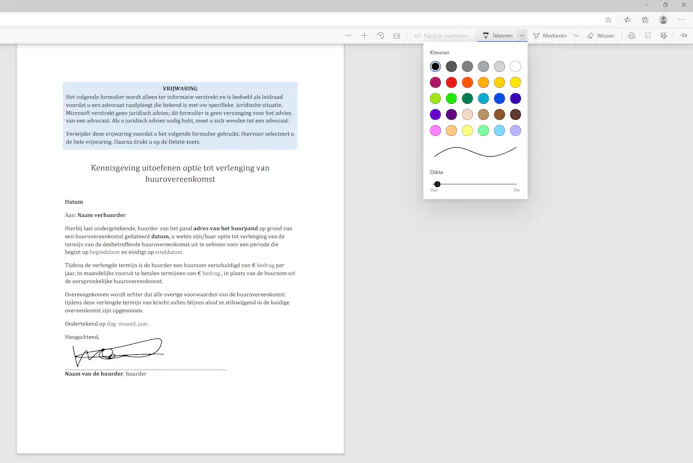 PDF bewerken met Edge: Markeren, handtekening en meer-15761109