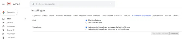 Zo verwijder je Google Meet uit Gmail-15761154