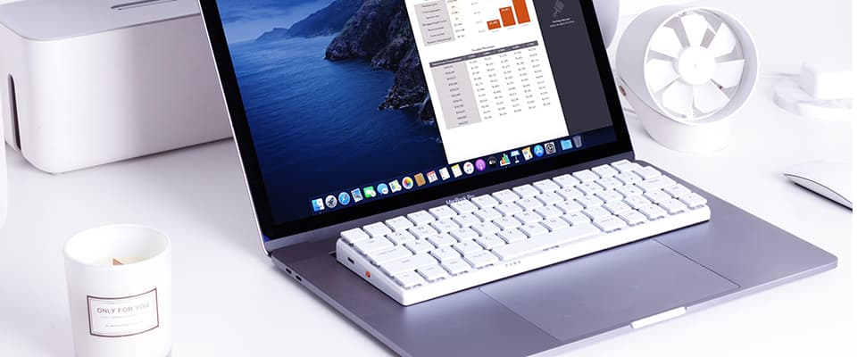 NuType F1 geeft laptops mechanische toetsen