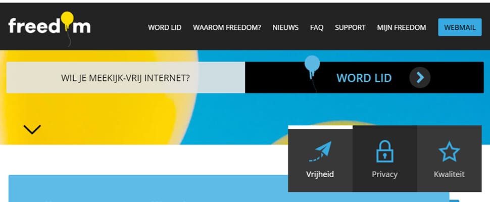 XS4All-aanhangers lanceren nieuwe provider: Freedom Internet