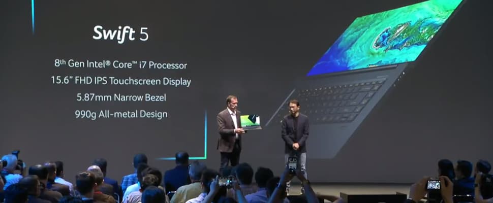 IFA 2018: Acer steekt Swift-laptops in nog dunnere jasjes 