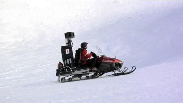 Street View-Winterspelen met event-informatie 