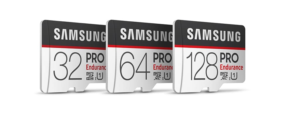  Samsung PRO Endurance-kaartjes goed geschikt voor dashcams