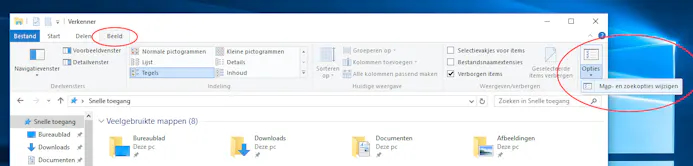 Windows 10: Snelle toegang vervangen voor Deze pc in Verkenner-15796522