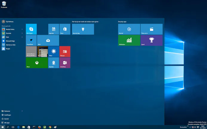 Alles over het nieuwe startmenu van Windows 10-15796758