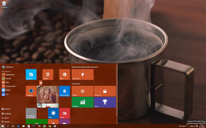 Alles over het nieuwe startmenu van Windows 10-15796769
