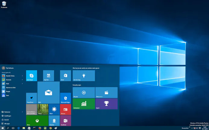 Alles over het nieuwe startmenu van Windows 10-15796778