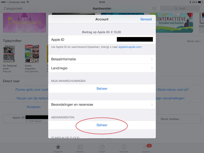 Zet automatisch vernieuwen van Spotify Premium af in iOS-15797005