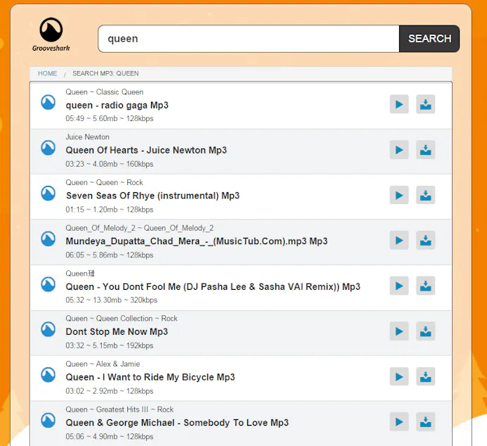 Grooveshark-kloon biedt alsnog illegaal muziek aan-15804301