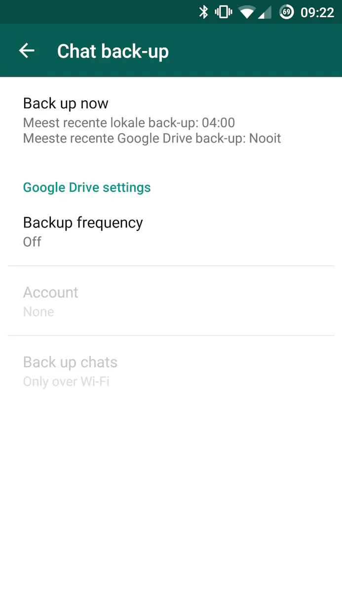 Hoe maak je een backup van WhatsApp in Google Drive?-15810564