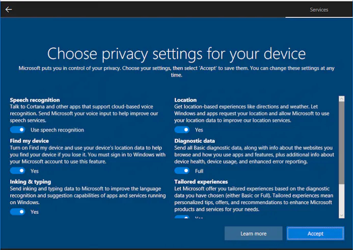 Zo zien privacy-opties Windows 10 er straks uit-15984514