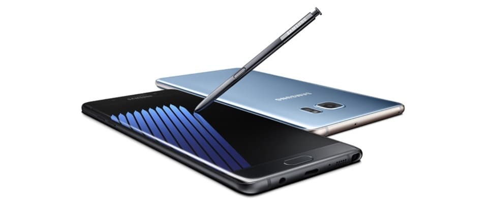 Samsung rolt nieuwe firmware uit voor ontploffende Note 7