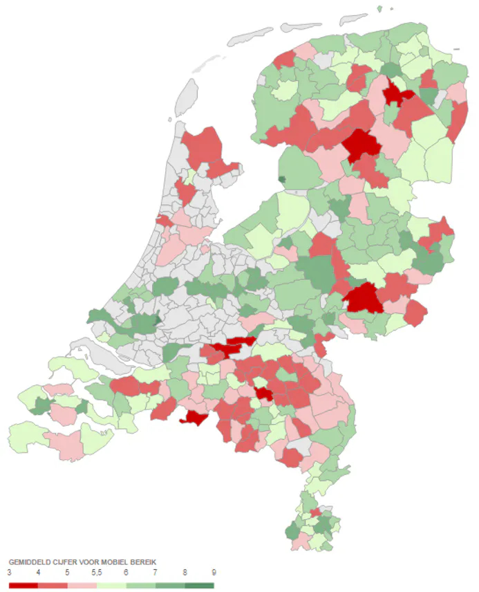 'Meeste klachten mobiel bereik in Drenthe en Noord-Brabant'-15984916