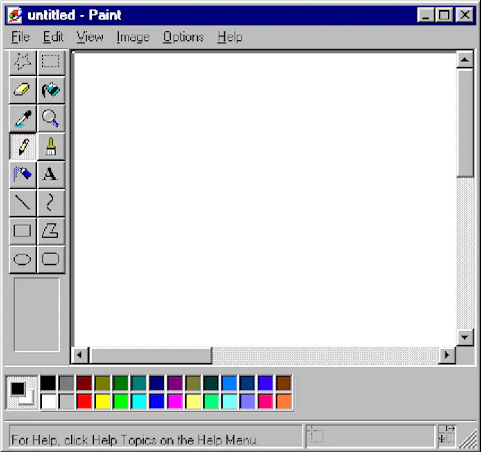 Microsoft Paint door de jaren heen-15984948