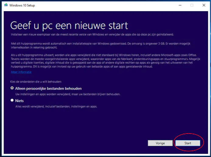 Weg met bloatware door schone installatie Windows 10-15986418