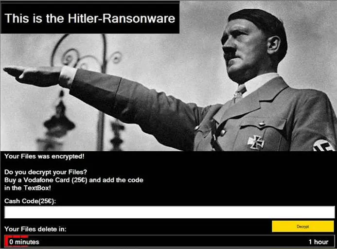 'Hitler'-ransomware verwijdert ook na betaling bestanden-16015397