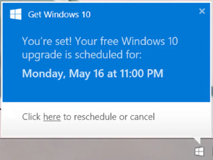Afsluitkruisje in upgradevenster = Windows 10 tóch installeren-16023502