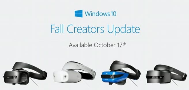 Windows 10 Fall Creators Update met Mixed Reality komt 17 oktober uit