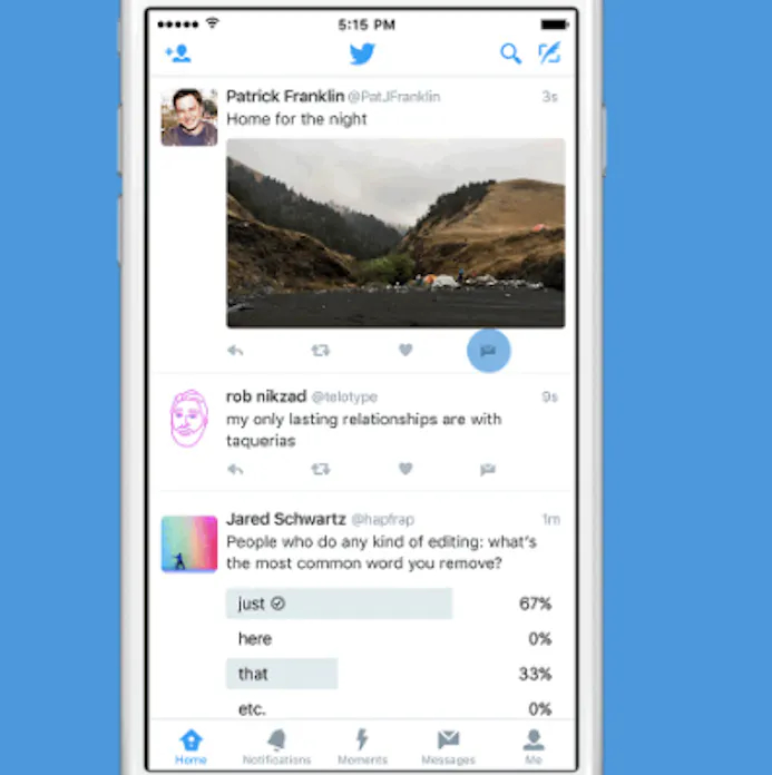 Twitter moedigt privégesprekken aan met nieuwe knop-16024525