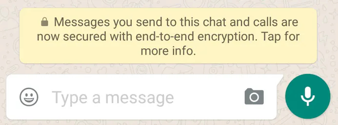 Wat betekent het dat WhatsApp alle chats nu versleutelt?-16024560