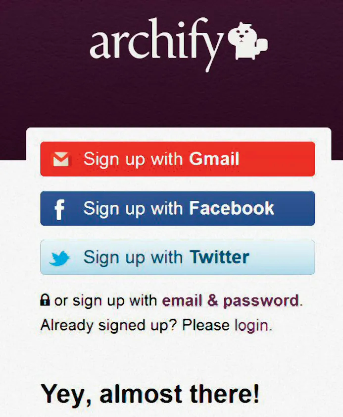 Archify: Websites en berichten archiveren -16252274