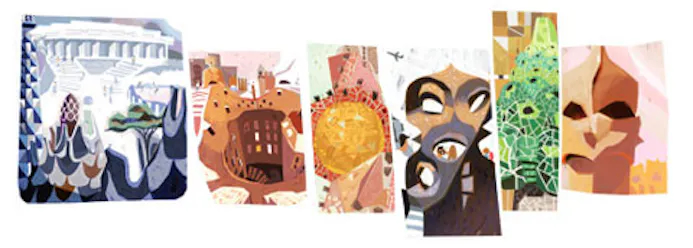 Antoni Gaudi Google Doodle-16253716