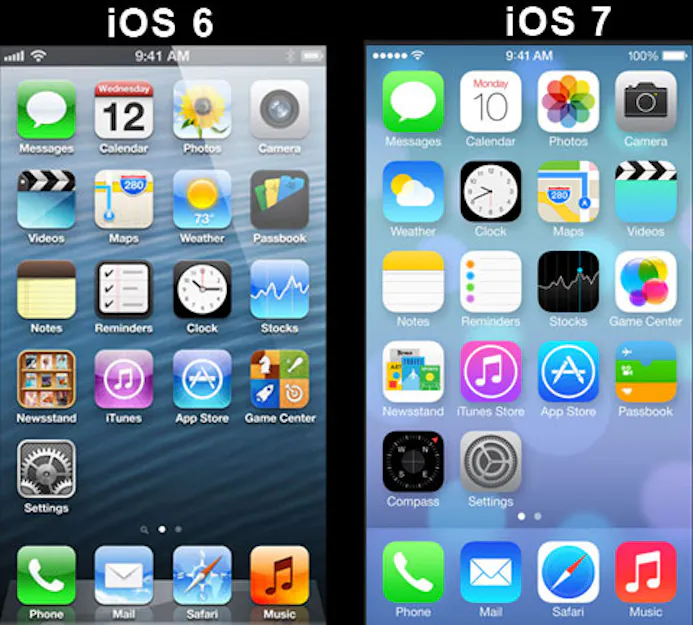 Apple iOS 7 geheel nieuw ontworpen-16254337