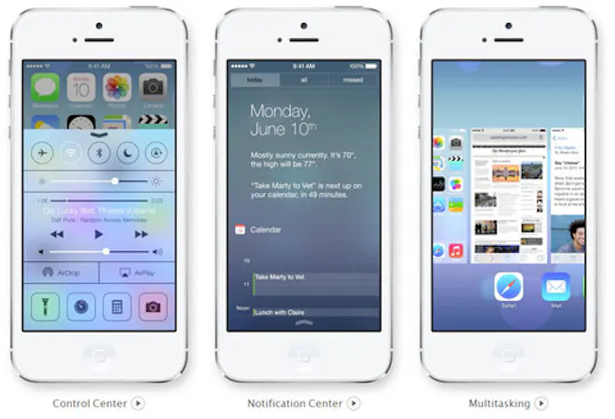 Apple iOS 7 geheel nieuw ontworpen-16254354