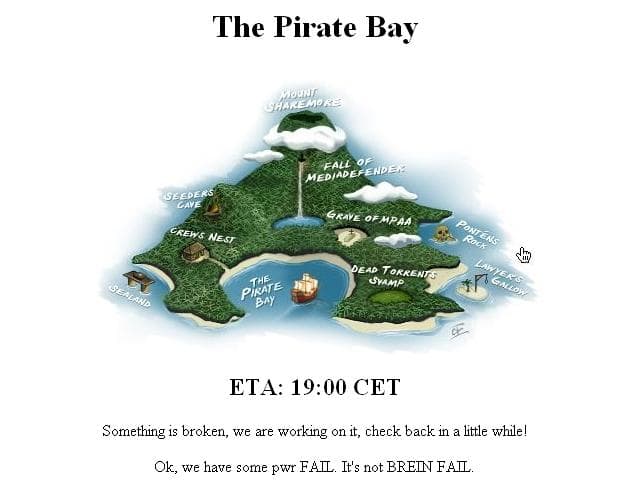 The Pirate Bay is down - UPDATE