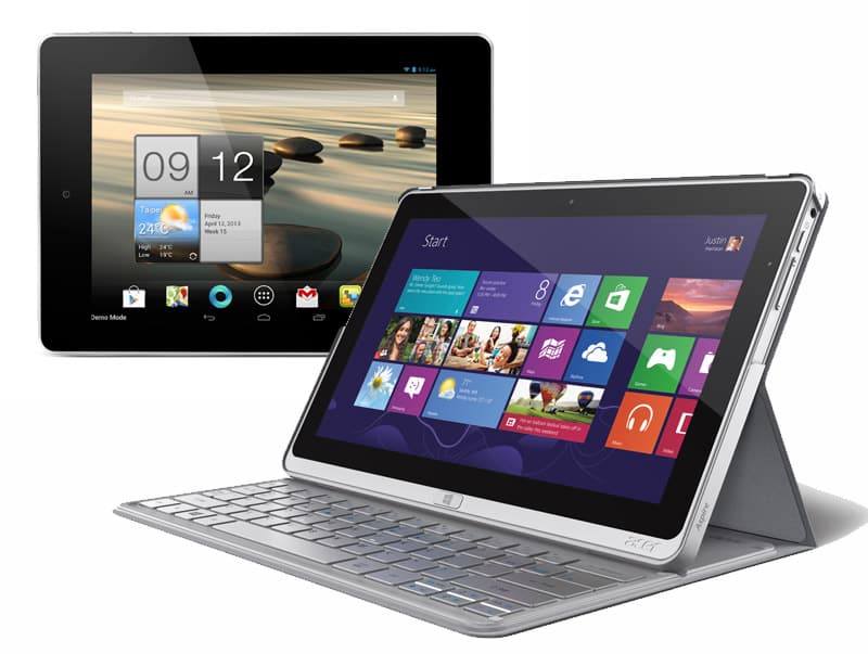 Acer Aspire P3 ultrabook en Iconia A1-810 tablet