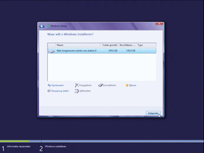 Windows 8 (schoon) installeren-16257941