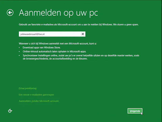 Windows 8 (schoon) installeren-16257962