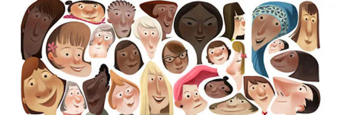 Internationale Vrouwendag Google Doodle-16325301